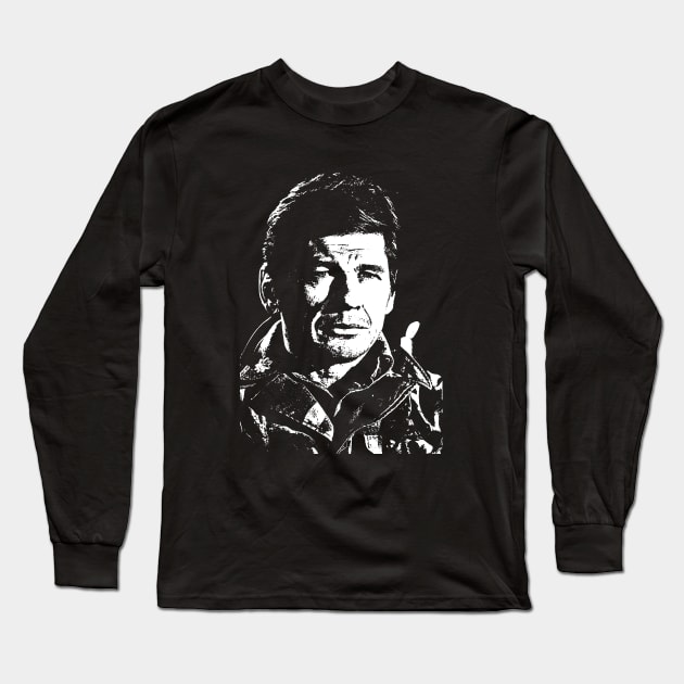 Charles Bronson Long Sleeve T-Shirt by GloopTrekker